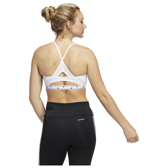 Adidas Γυναικείο μπουστάκι Aeroreact Light-Support 3-Stripes Bra